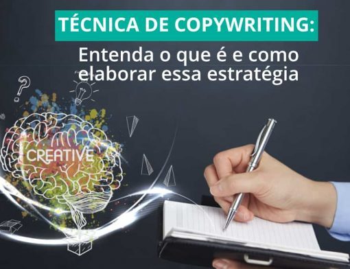 mão escrevendo em uma agenda com escrito em cima técnica de copywriting - entenda o que é e como elaborar essa estratégia