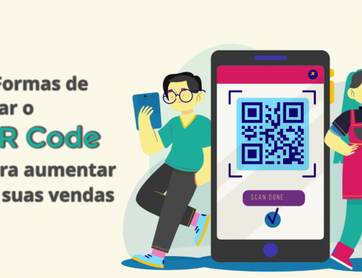 ilustração qr code e celular-como usar o qr code para aumentar suas vendas