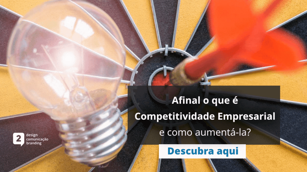 foto: lâmpada em cima de um alvo junto com um dardo vermelho, representando a competitividade empresarial